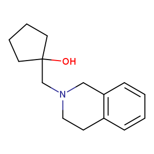 "1-[(1,2,3,4-tetrahydroisoquinolin-2-yl)methyl]cyclopentan-1-ol"