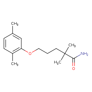 5-(2,5-dimethylphenoxy)-2,2-dimethylpentanamide
