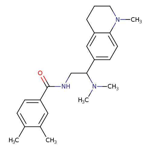N-[2-(dimethylamino)-2-(1-methyl-1,2,3,4-tetrahydroquinolin-6-yl)ethyl]-3,4-dimethylbenzamide