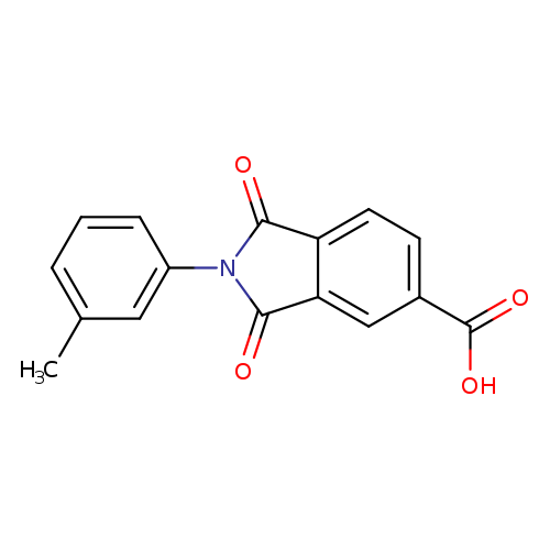 2-(3-Methylphenyl)-1,3-dioxoisoindoline-5-carboxylic acid