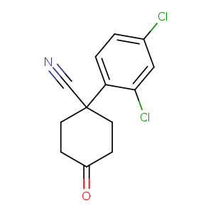1-(2,4-Dichlorophenyl)-4-oxocyclohexanecarbonitrile