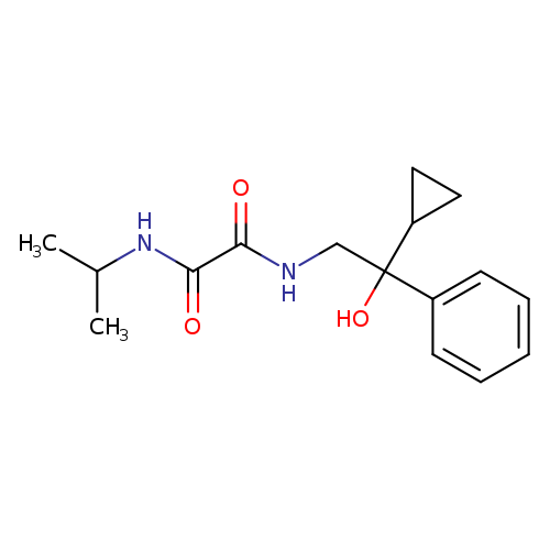 N'-(2-cyclopropyl-2-hydroxy-2-phenylethyl)-N-(propan-2-yl)ethanediamide