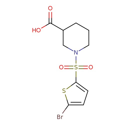 1-[(5-Bromothien-2-yl)sulfonyl]piperidine-3-carboxylic acid