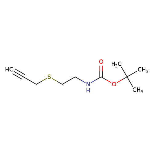 tert-Butyl n-[2-(prop-2-yn-1-ylsulfanyl)ethyl]carbamate