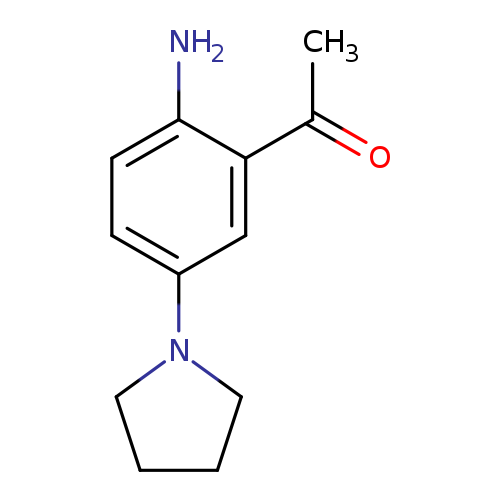 1-[2-Amino-5-(1-pyrrolidinyl)phenyl]-1-ethanone