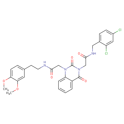 2-[3-({[(2,4-dichlorophenyl)methyl]carbamoyl}methyl)-2,4-dioxo-1,2,3,4-tetrahydroquinazolin-1-yl]-N-[2-(3,4-dimethoxyphenyl)ethyl]acetamide