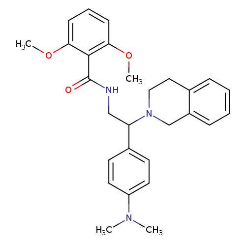 N-{2-[4-(dimethylamino)phenyl]-2-(1,2,3,4-tetrahydroisoquinolin-2-yl)ethyl}-2,6-dimethoxybenzamide