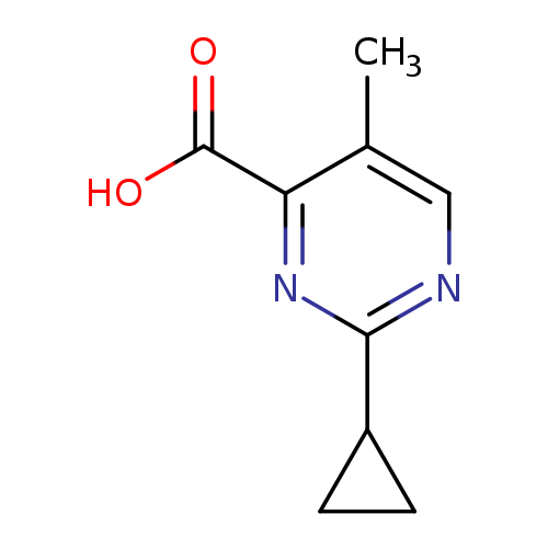 2-cyclopropyl-5-methylpyrimidine-4-carboxylic acid