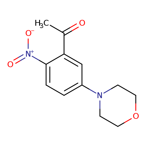 1-[5-(morpholin-4-yl)-2-nitrophenyl]ethan-1-one