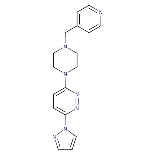 3-(1H-pyrazol-1-yl)-6-{4-[(pyridin-4-yl)methyl]piperazin-1-yl}pyridazine