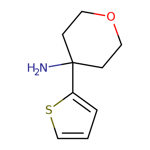 4-(Thiophen-2-yl)oxan-4-amine