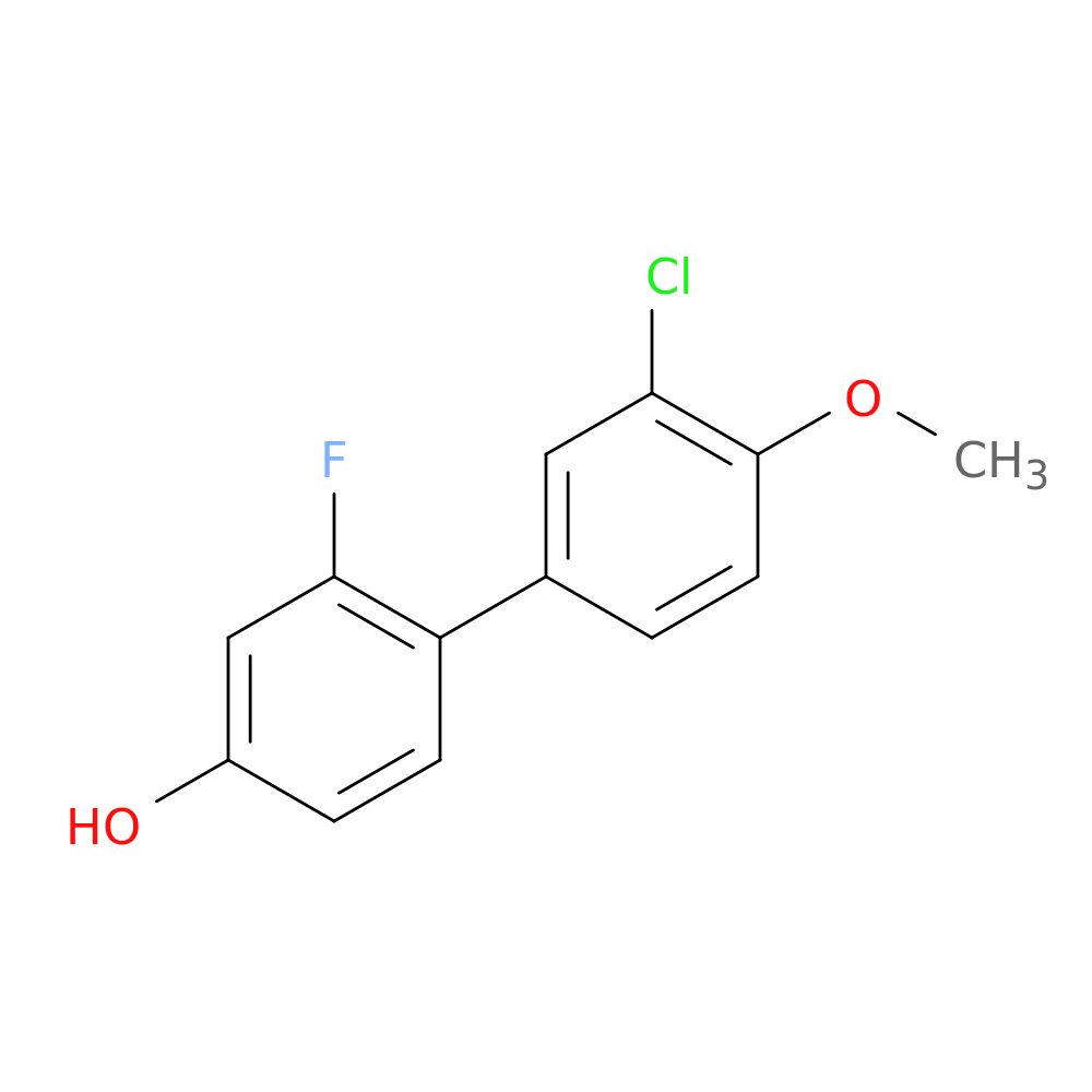 4-(3-Chloro-4-methoxyphenyl)-3-fluorophenol