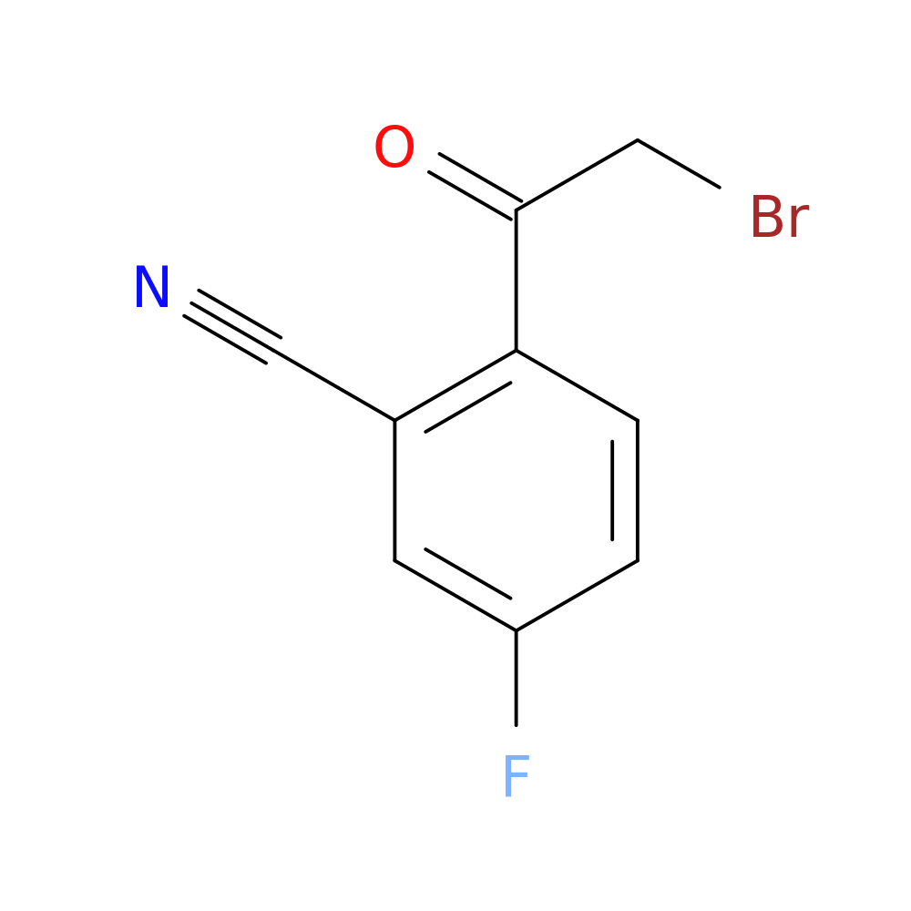 2-(2-bromoacetyl)-5-fluorobenzonitrile