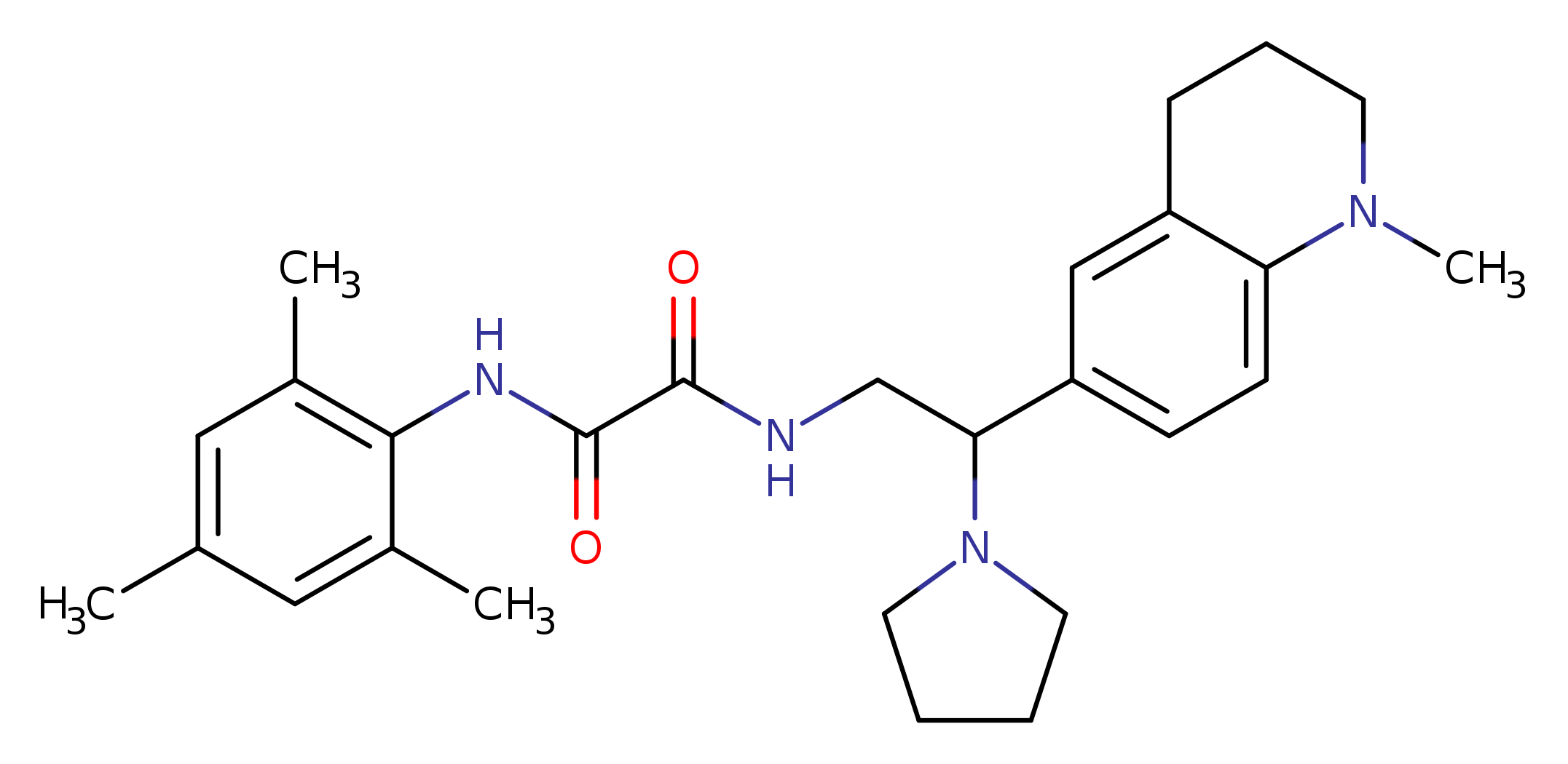 N'-[2-(1-methyl-1,2,3,4-tetrahydroquinolin-6-yl)-2-(pyrrolidin-1-yl)ethyl]-N-(2,4,6-trimethylphenyl)ethanediamide