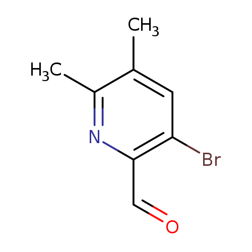 3-bromo-5,6-dimethylpyridine-2-carbaldehyde