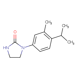 1-[3-methyl-4-(propan-2-yl)phenyl]imidazolidin-2-one