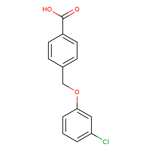 4-((3-Chlorophenoxy)methyl)benzoic acid