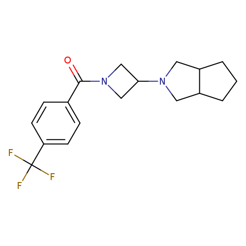 3-{octahydrocyclopenta[c]pyrrol-2-yl}-1-[4-(trifluoromethyl)benzoyl]azetidine