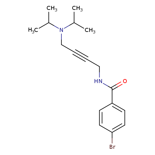 N-{4-[bis(propan-2-yl)amino]but-2-yn-1-yl}-4-bromobenzamide