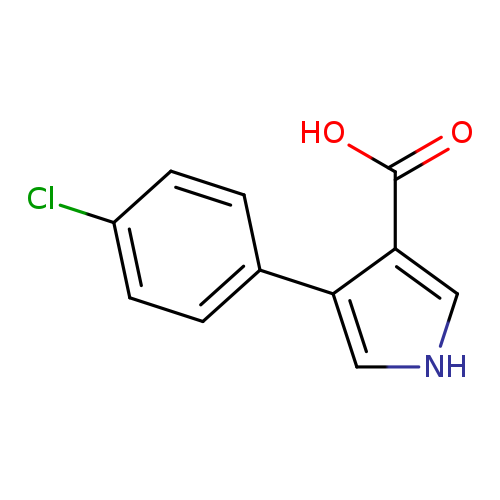 1H-Pyrrole-3-carboxylic acid, 4-(4-chlorophenyl)-