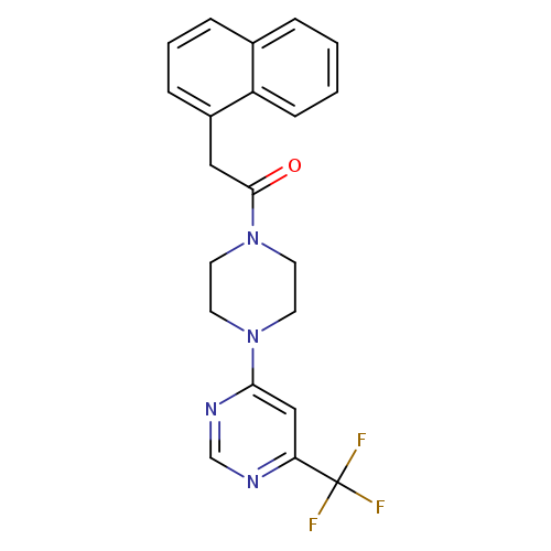 2-(naphthalen-1-yl)-1-{4-[6-(trifluoromethyl)pyrimidin-4-yl]piperazin-1-yl}ethan-1-one