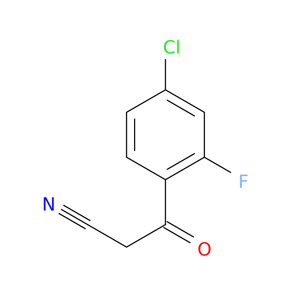 3-(4-chloro-2-fluorophenyl)-3-oxopropanenitrile