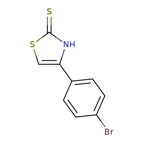 2(3H)-Thiazolethione, 4-(4-bromophenyl)-