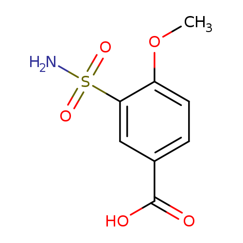 Benzoic acid, 3-(aminosulfonyl)-4-methoxy-