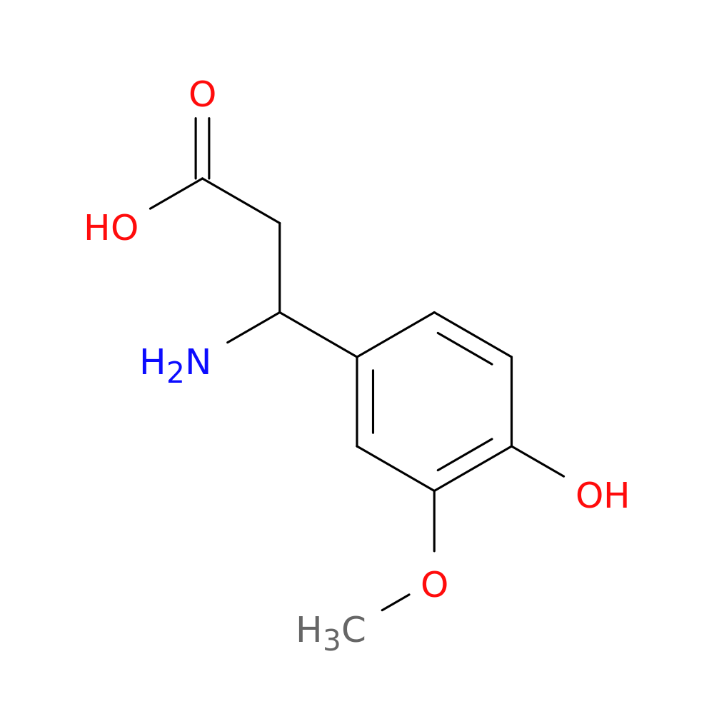 3-Amino-3-(4-hydroxy-3-methoxy-phenyl)-propionic acid