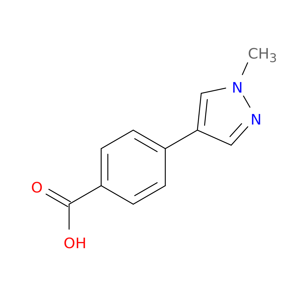 4-(1-Methyl-1H-pyrazol-4-yl)benzoic acid