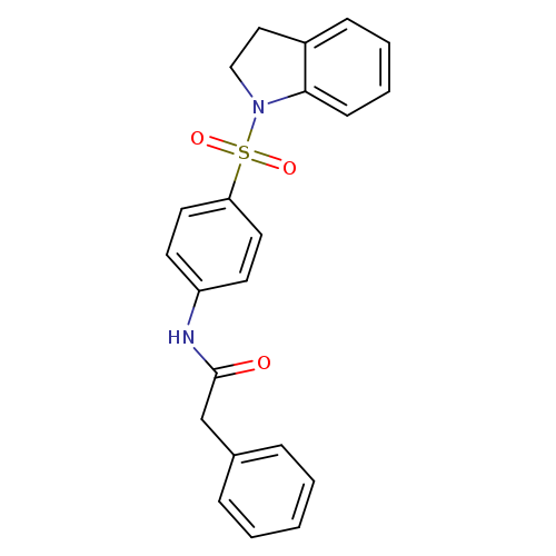 N-[4-(2,3-dihydro-1H-indole-1-sulfonyl)phenyl]-2-phenylacetamide