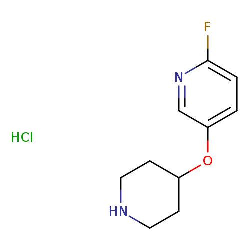 2-fluoro-5-(piperidin-4-yloxy)pyridine hydrochloride