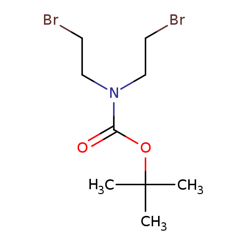 Carbamic acid, N,N-bis(2-bromoethyl)-, 1,1-dimethylethyl ester