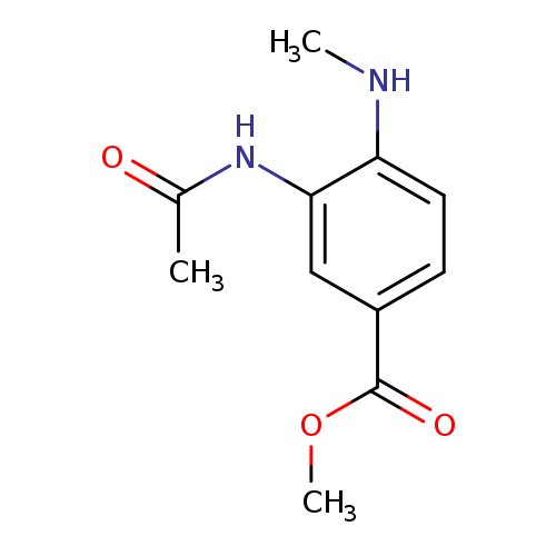 Methyl 3-acetamido-4-(methylamino)benzoate