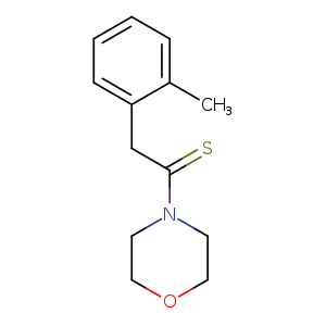 Morpholine,  4-[2-(2-methylphenyl)-1-thioxoethyl]-  (9CI)