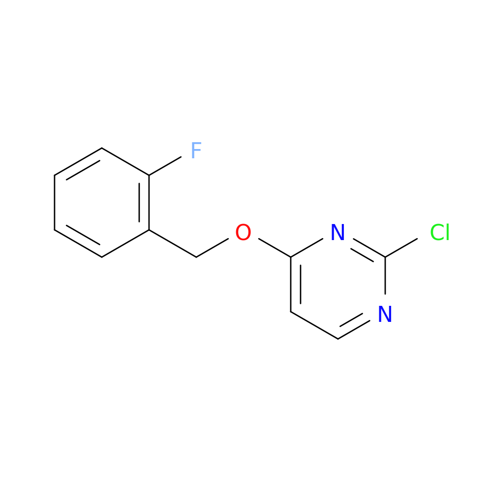 2-chloro-4-[(2-fluorophenyl)methoxy]pyrimidine