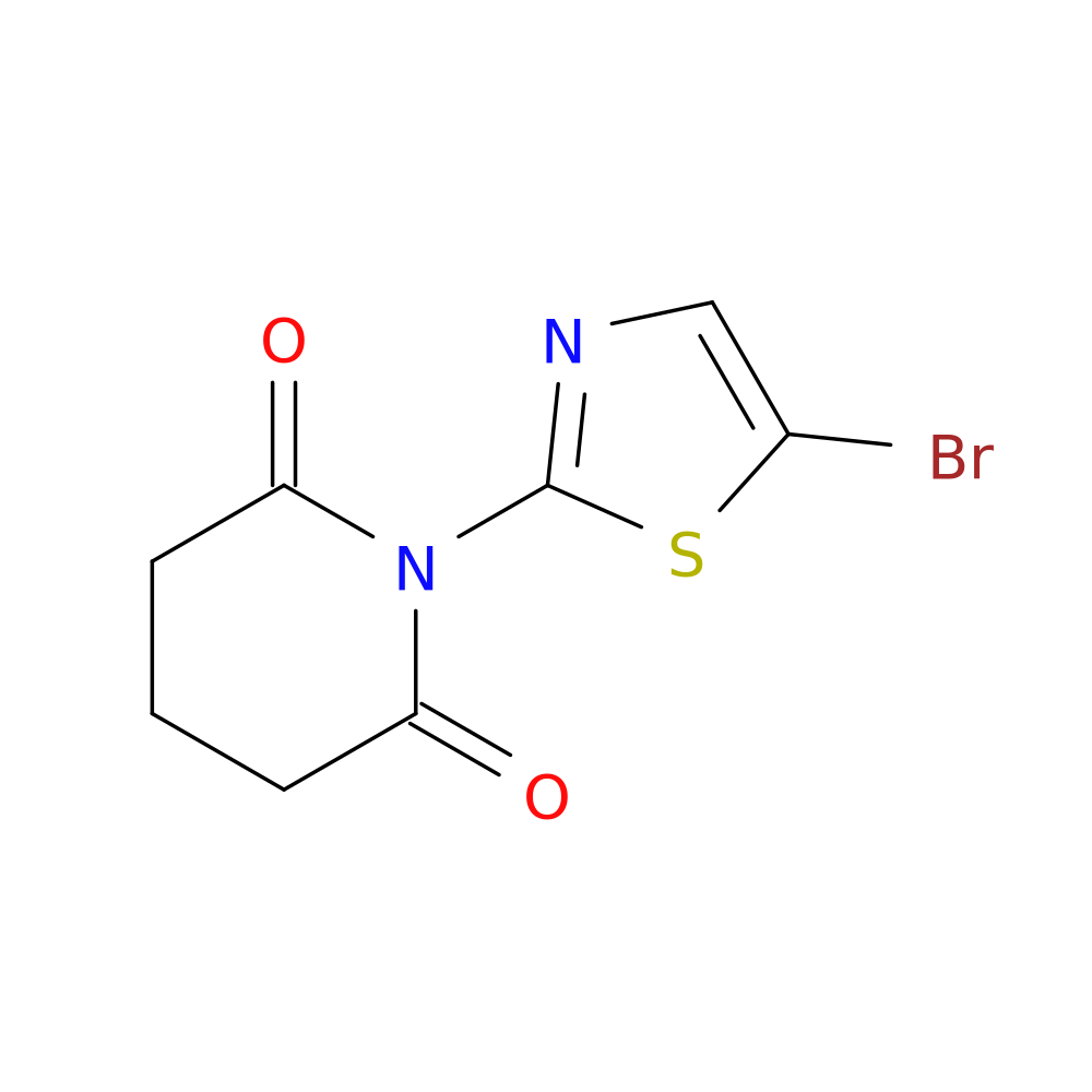 1-(5-bromo-1,3-thiazol-2-yl)piperidine-2,6-dione
