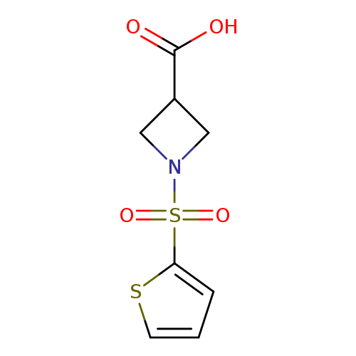 1-(THIOPHEN-2-YLSULFONYL)AZETIDINE-3-CARBOXYLIC ACID
