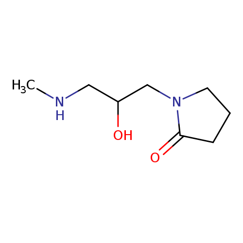 1-[2-hydroxy-3-(methylamino)propyl]pyrrolidin-2-one