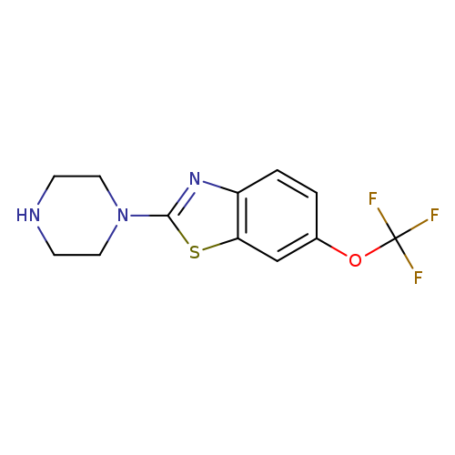 2-(piperazin-1-yl)-6-(trifluoromethoxy)-1,3-benzothiazole