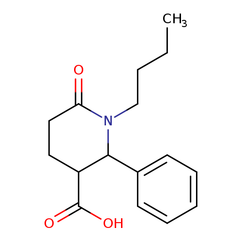1-butyl-6-oxo-2-phenylpiperidine-3-carboxylic acid