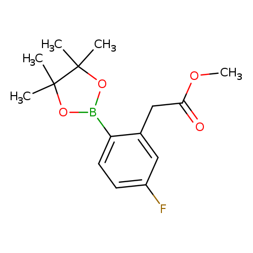 4-Fluoro-2-(methoxycarbonylmethyl)benzeneboronic acid pinacol ester