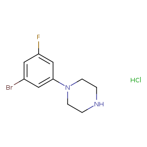 1-(3-Bromo-5-fluorophenyl)piperazine HCl