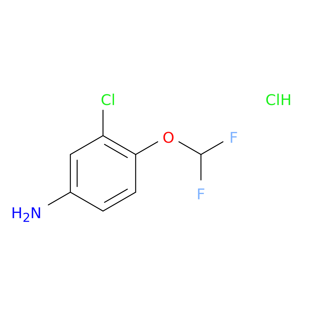 3-Chloro-4-(difluoromethoxy)aniline, HCl