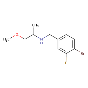 [(4-bromo-3-fluorophenyl)methyl](1-methoxypropan-2-yl)amine