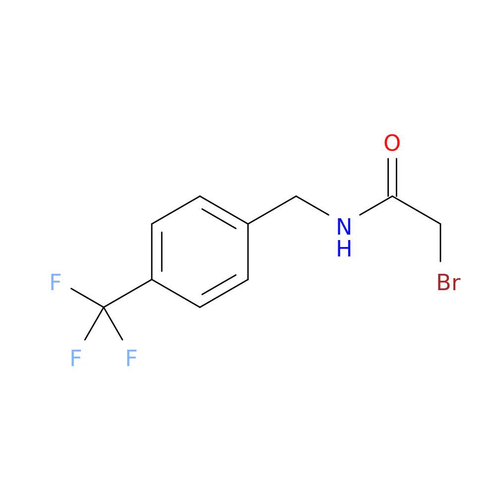 2-Bromo-N-(4-(trifluoromethyl)benzyl)acetamide