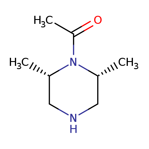 Ethanone,1-[(2R,6S)-2,6-dimethyl-1-piperazinyl]-, rel-