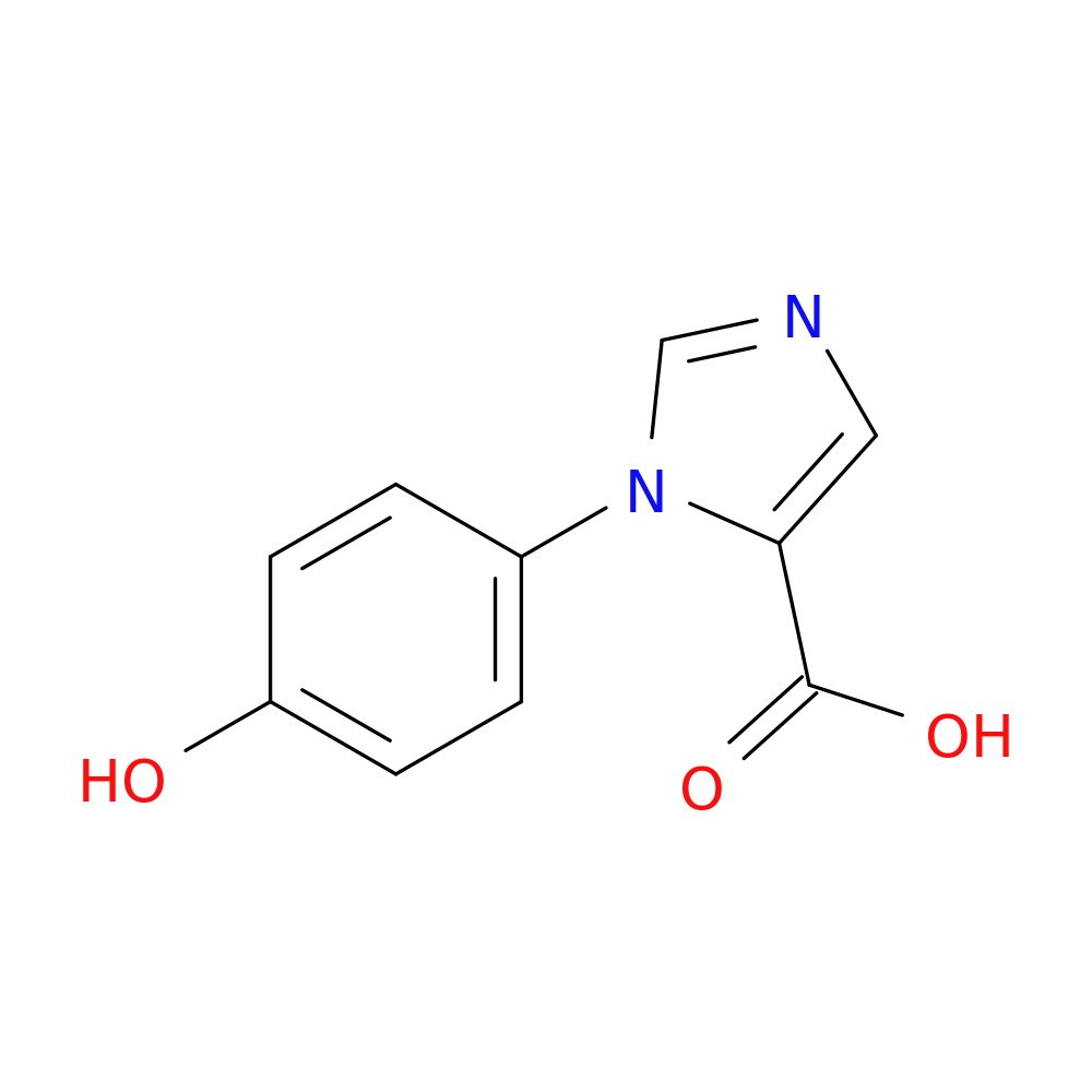 1-(4-hydroxyphenyl)-1H-imidazole-5-carboxylic acid