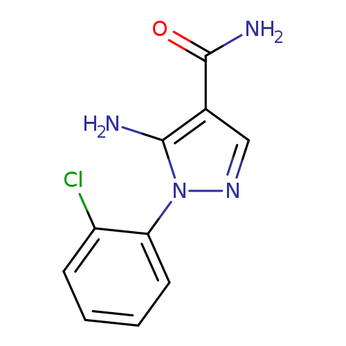 5-aMino-1-(2-chloro-phenyl)-1H-pyrazole-4-carboxylic acid aMide