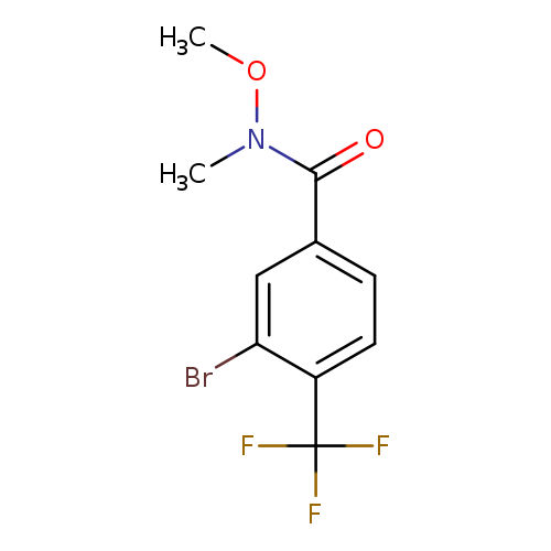 2-Bromo-4-[methoxy(methyl)carbamoyl]benzotrifluoride